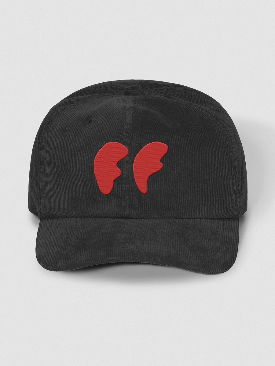 Red FF · corduroy dad hat product image (1)