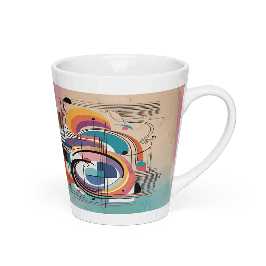 kadinsky inspired Latte Mug gift for artist mom on mothersday product image (2)