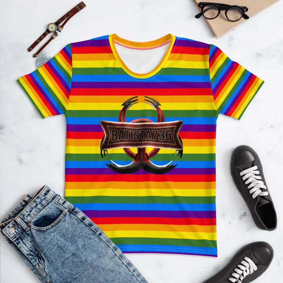 Batista736 Logo (LGBTQ+) All-Over Print T-Shirt (Woman) product image (10)