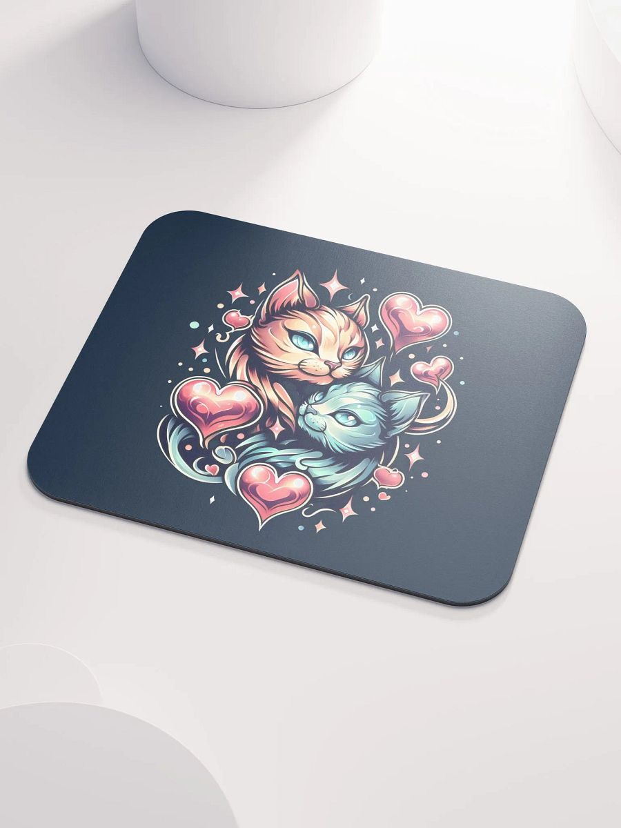 Feline Magic Love Mouse Pad product image (4)