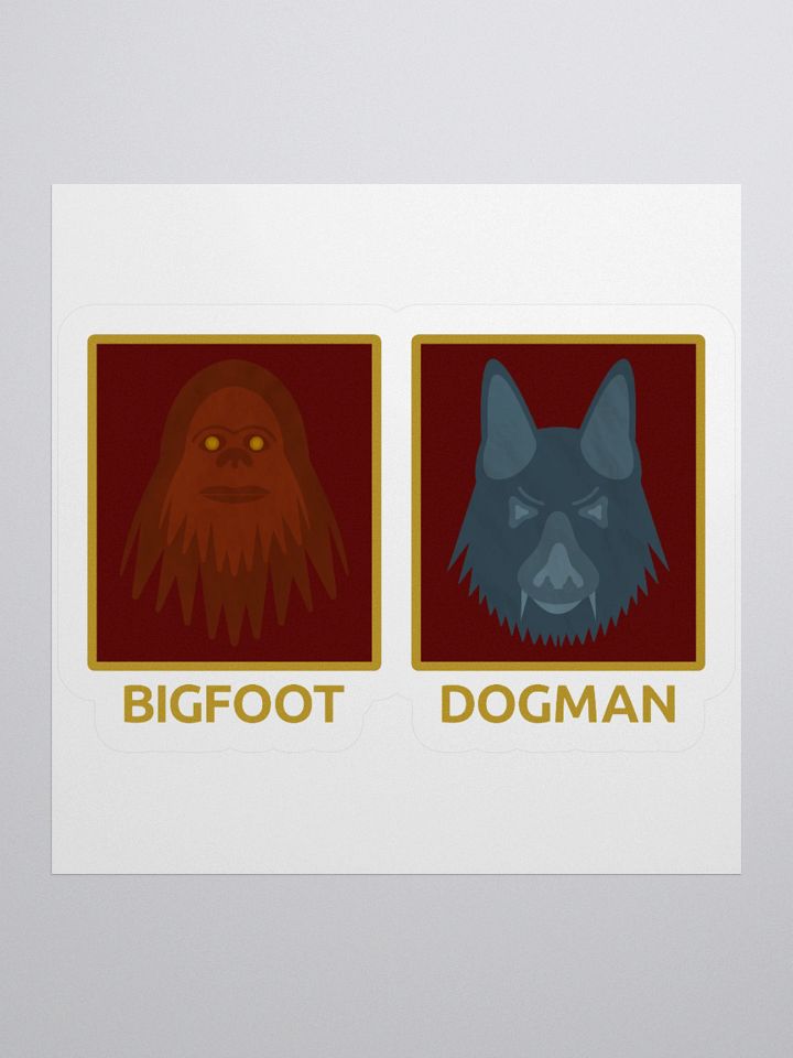 Bigfoot & Dogman Stickers product image (1)