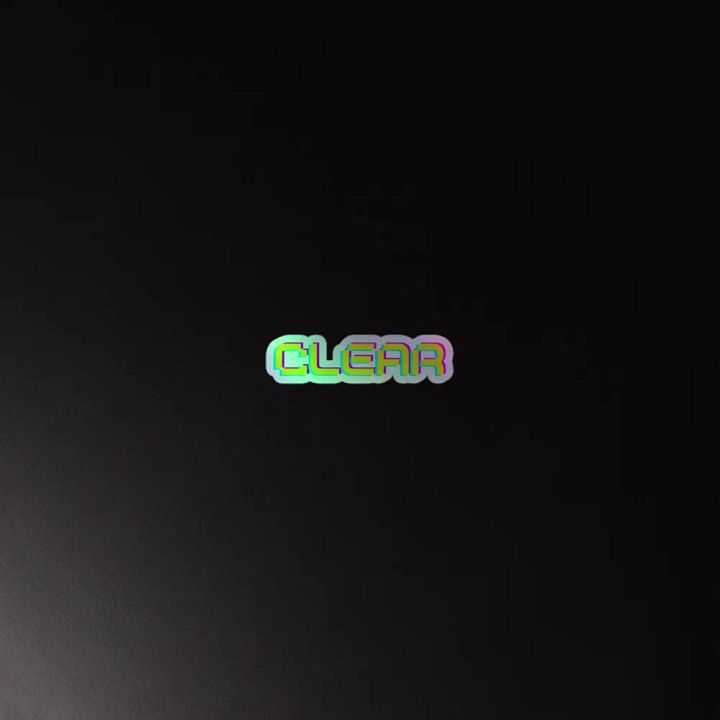 Clear Holographic Sticker product image (4)
