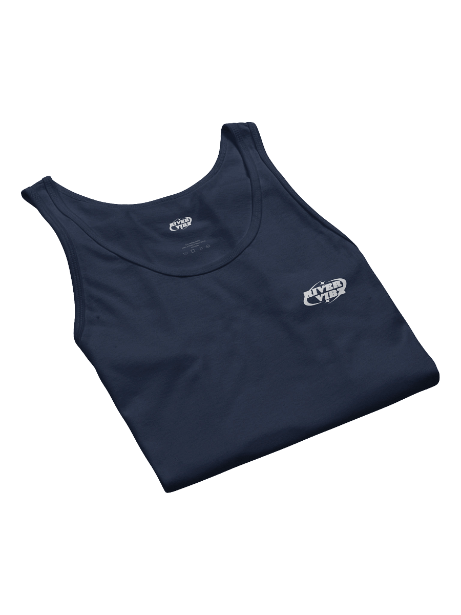 Men's White Starry River Vibz Logo Tank product image (25)