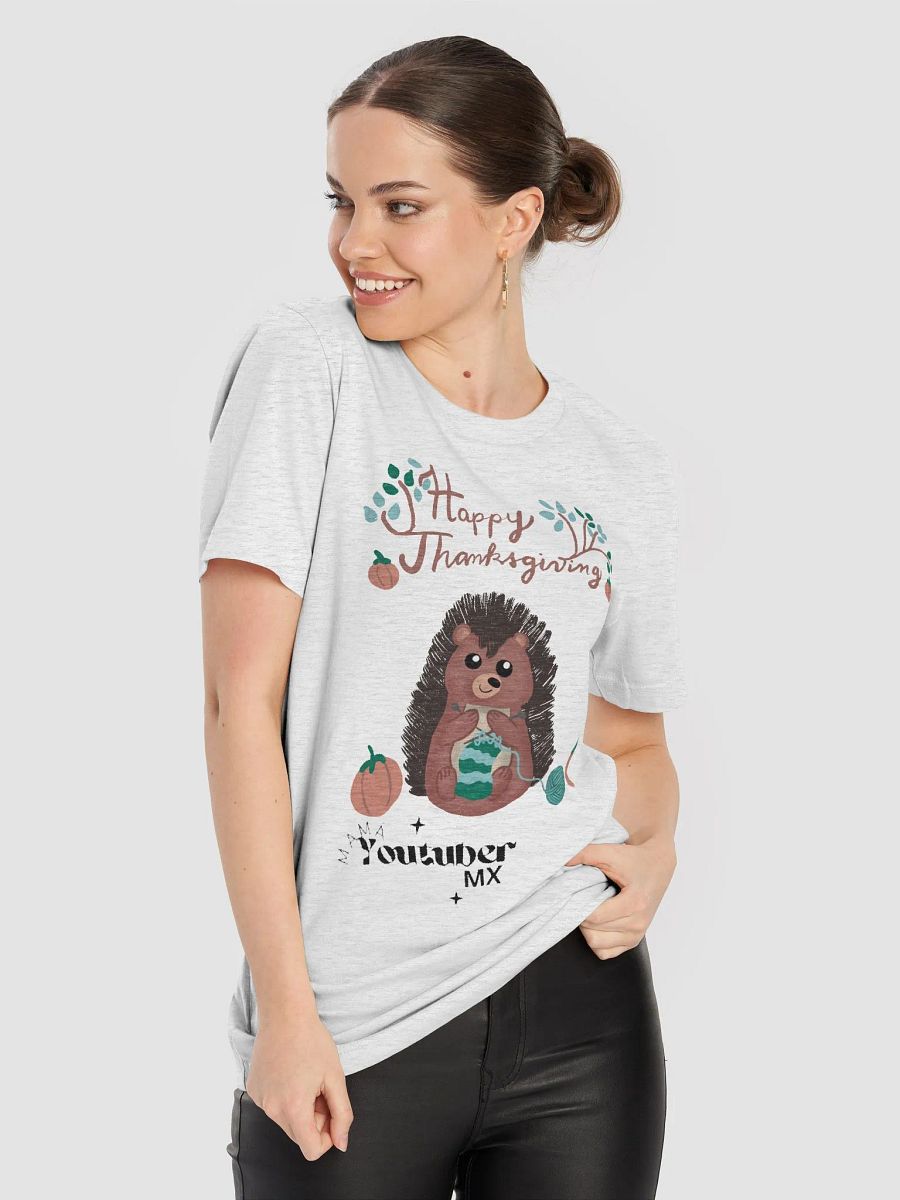 Knitting Hedgehog Thanksgiving T-Shirt product image (43)