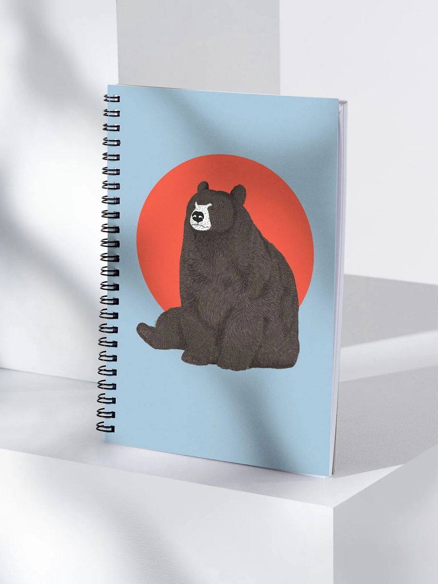 Shy Bear Spiral Notebook product image (4)