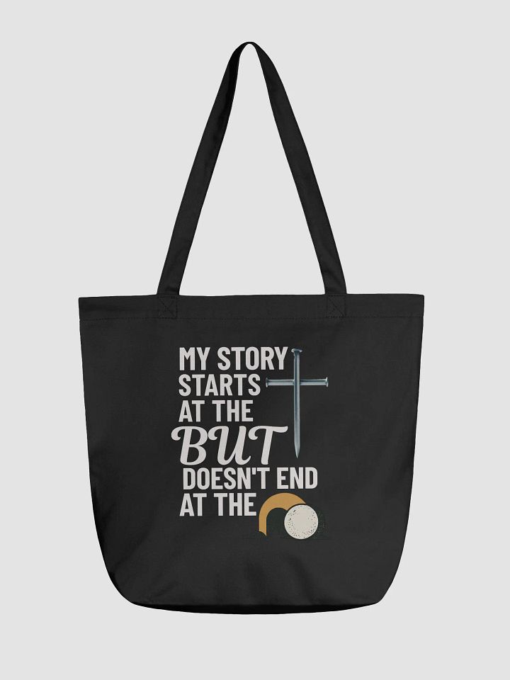 My Story Starts at the Cross – Faith Journey Tote Bag product image (1)