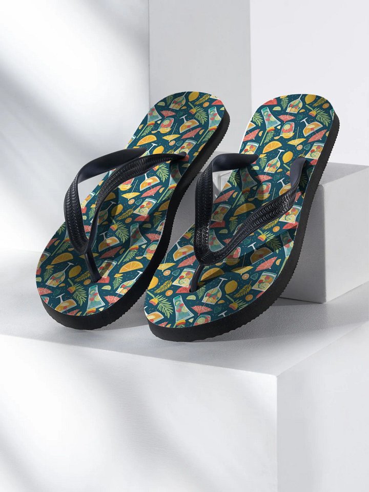 Tropical Bliss Custom Flip-Flops product image (1)