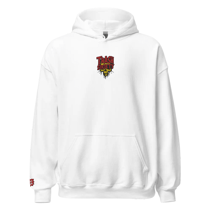 TRASH SOCIETY YELLOW SKULL HOODIE product image (1)