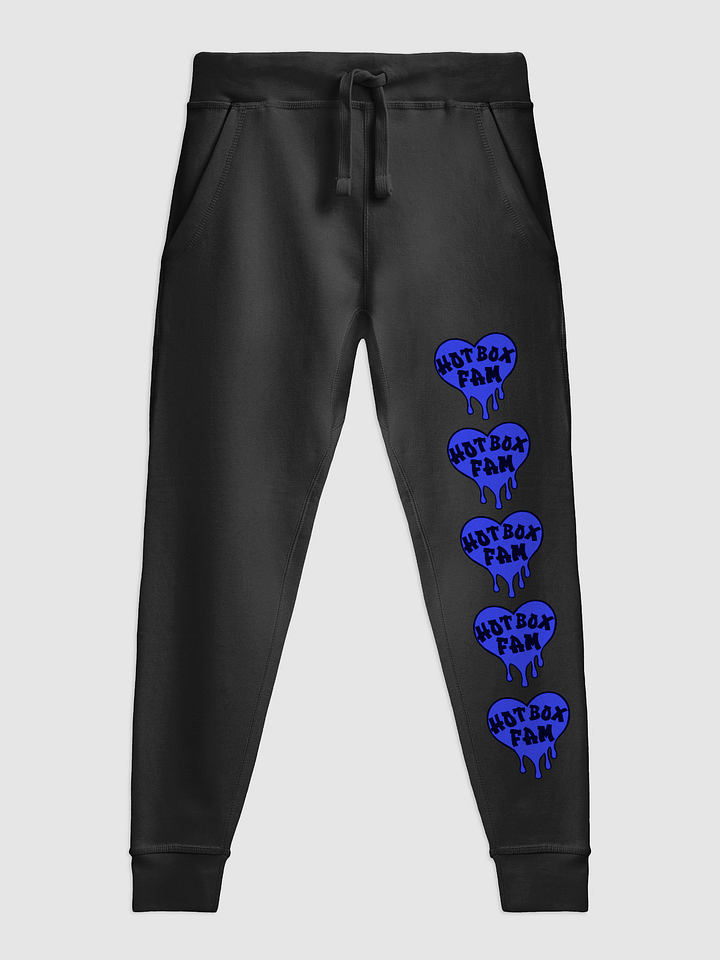 UNISEX HOT BOX FAM SOLID ROYAL BLUE LOGO SWEAT PANTS product image (5)