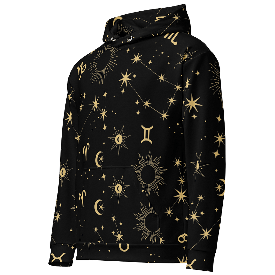 Celestial Zodiac Unisex Hoodie Astrology-Inspired All-Over Print Hoodie for Star Sign & Cosmic Style Lovers product image (2)
