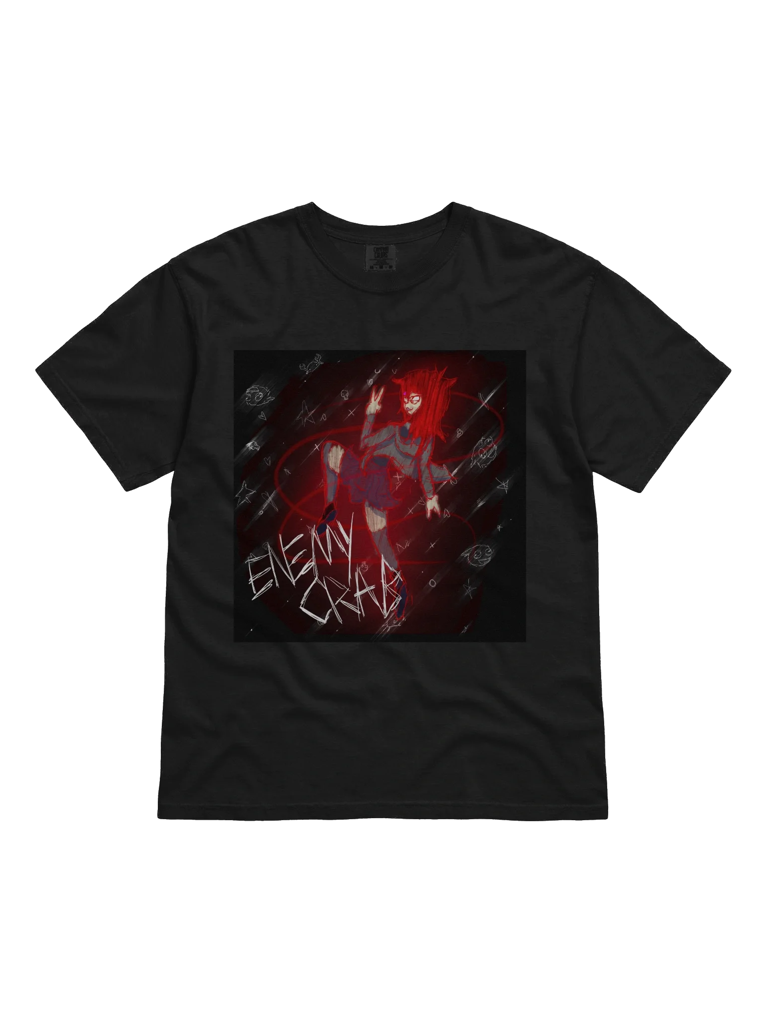 Kianfox Design Enemycrab T-Shirt (Black) product image (1)