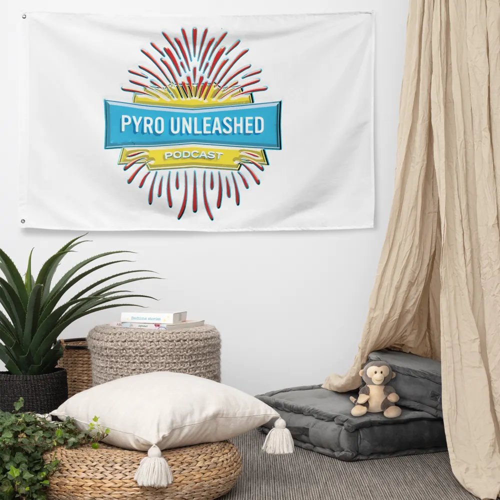 Pyro Unleashed Podcast Flag product image (5)