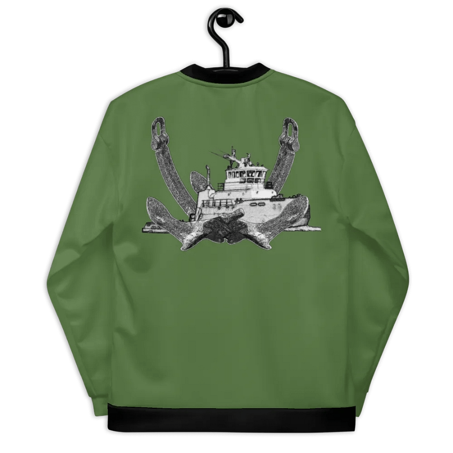 Twin Anchor Titan tug Green Bomber Jacket product image (9)