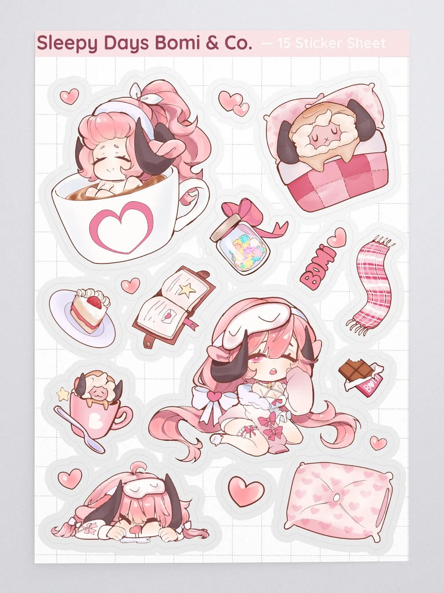 Sleepy Days Bomi & Co. — 15 Sticker Sheet (w/ Surprise) product image (3)