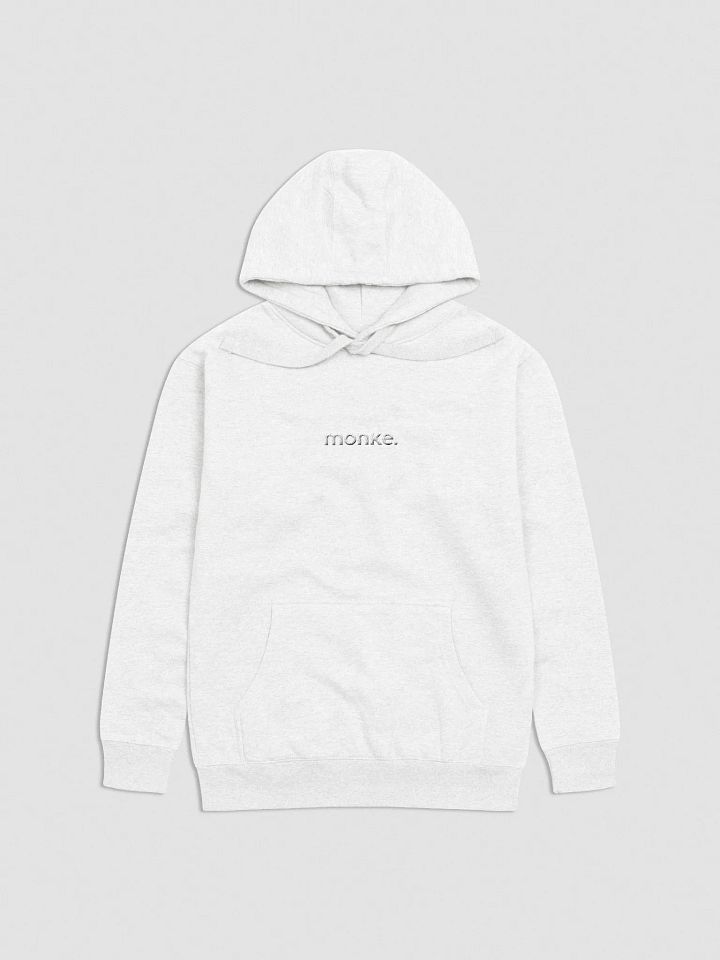 monke. Hoodie Whiteout (Embroidered) product image (1)