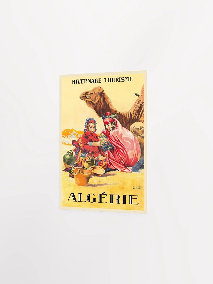 Algeria, French poster, 1924 — retro vintage travel poster, retro travel art, retro travel wall art product image (7)