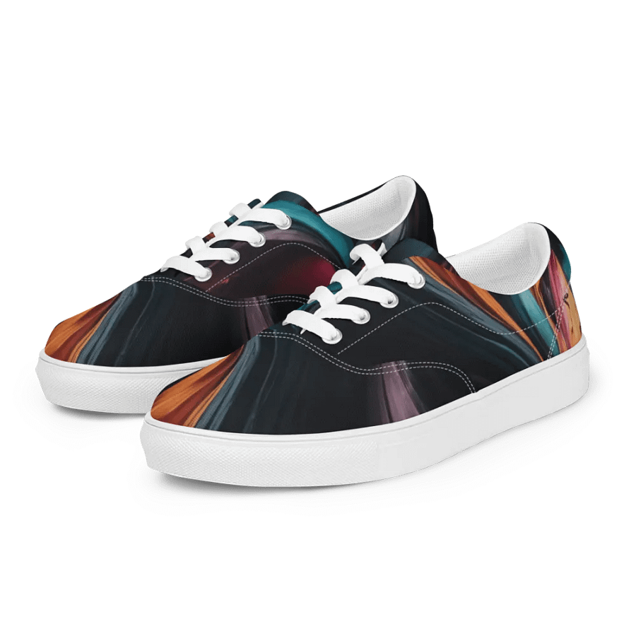 Fluid Motion Lace-Up Canvas Shoes product image (8)
