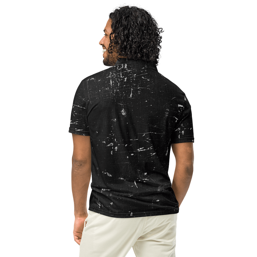 White Splatter Slim-Fit Polo product image (4)