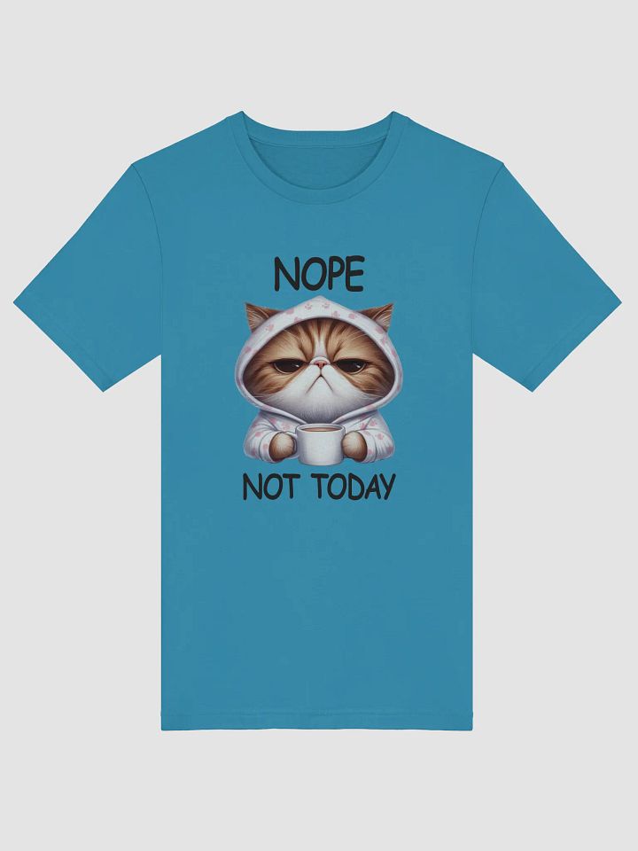 Nope, Not Today - Cozy Grumpy Cat Coffee T-Shirt product image (4)