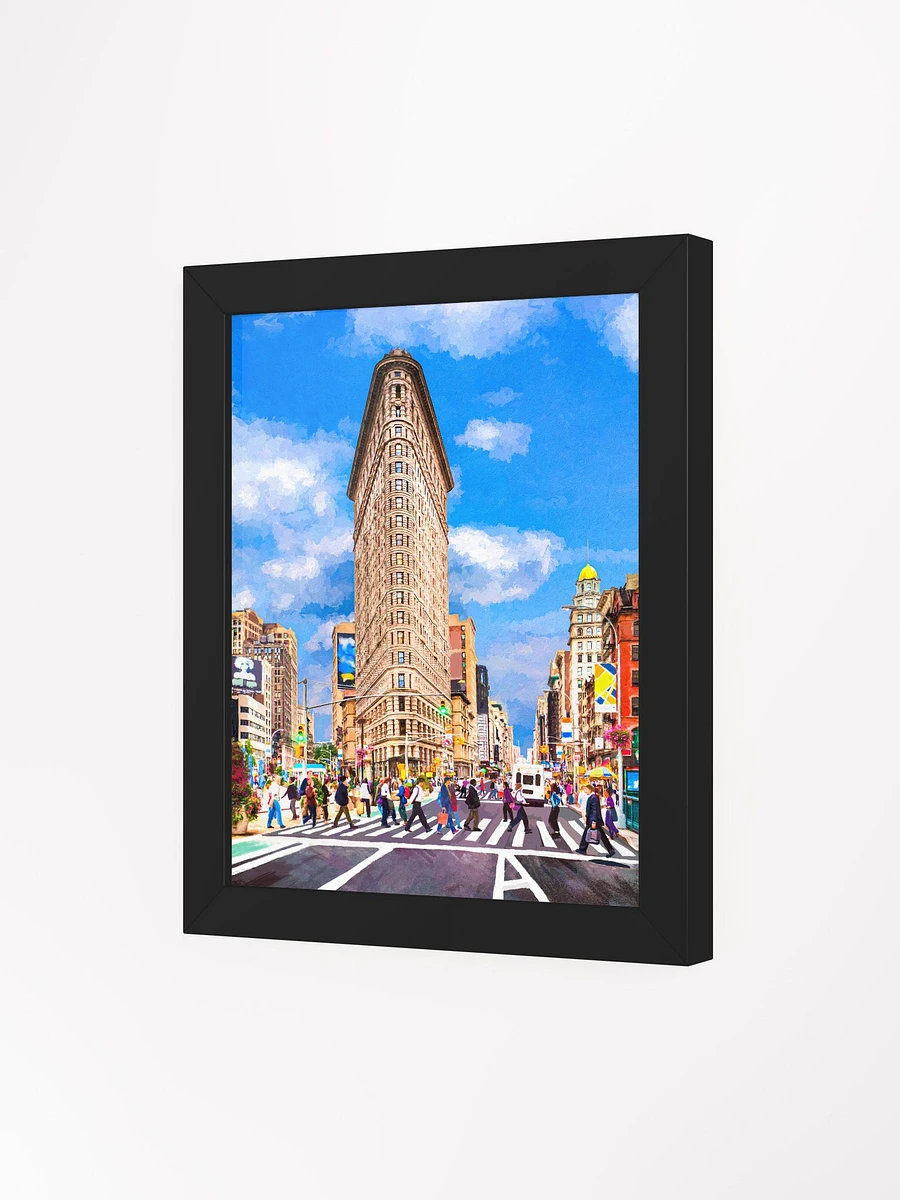 New York City’s Iconic Flatiron Building – Manhattan Framed Poster product image (3)