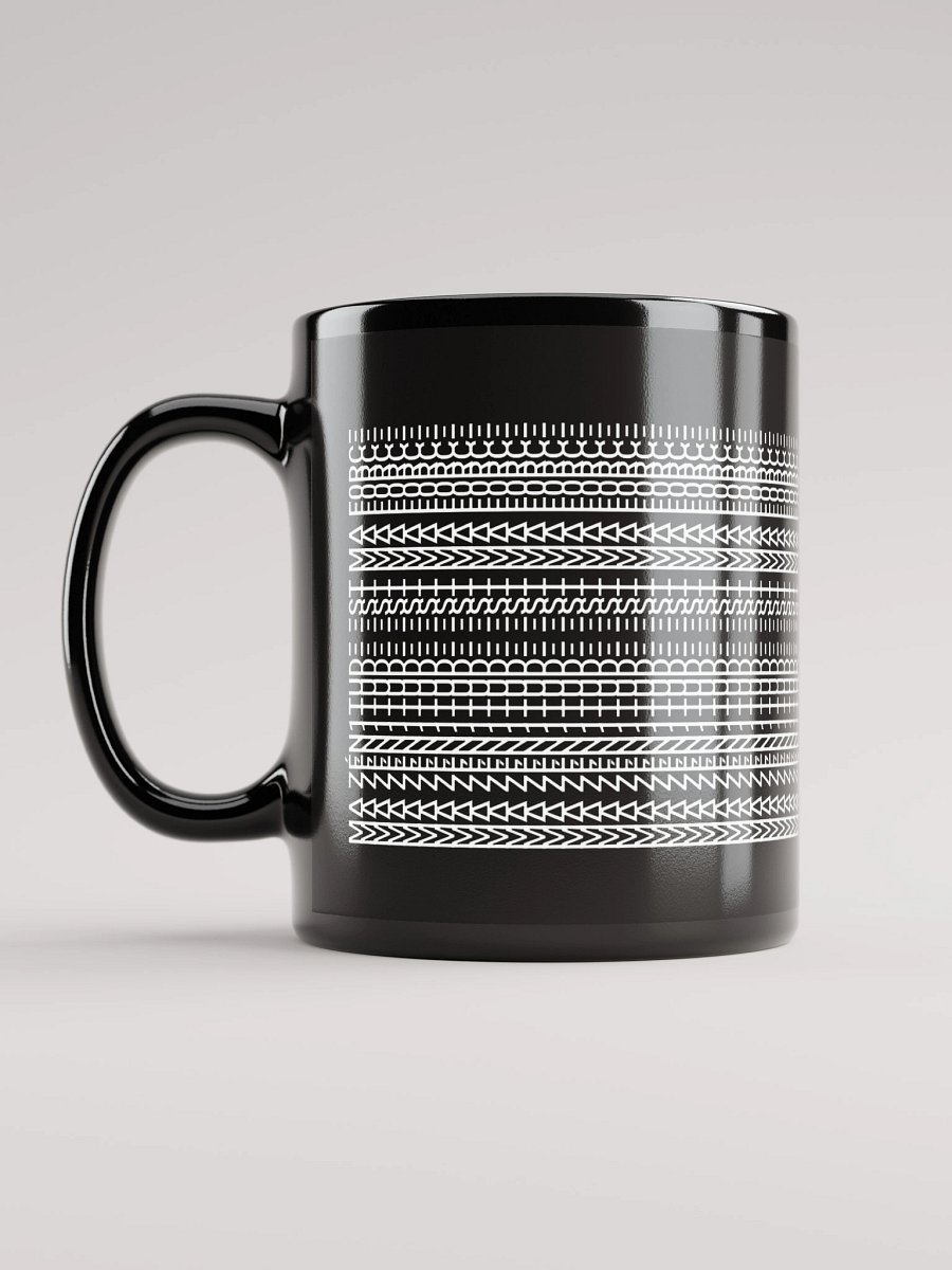 Mug Noir Codé Zen Blanc - Ma Zénitude est ma Force - Cadeau élégant product image (6)