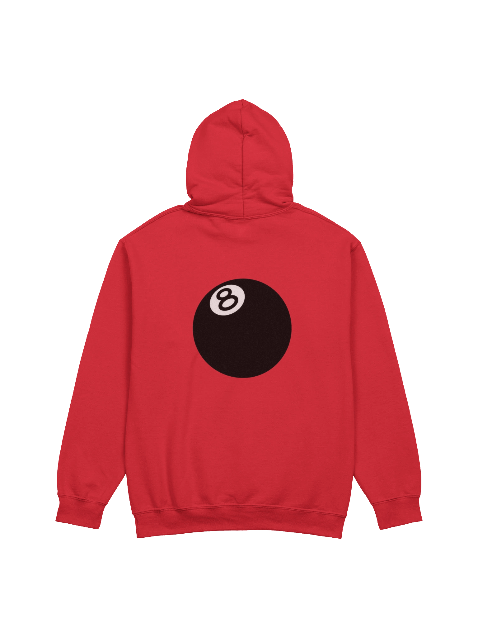 8 BALL FADE RED HOODIE product image (1)