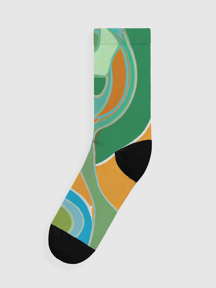 cool EcoChic Art Crew Socks product image (1)