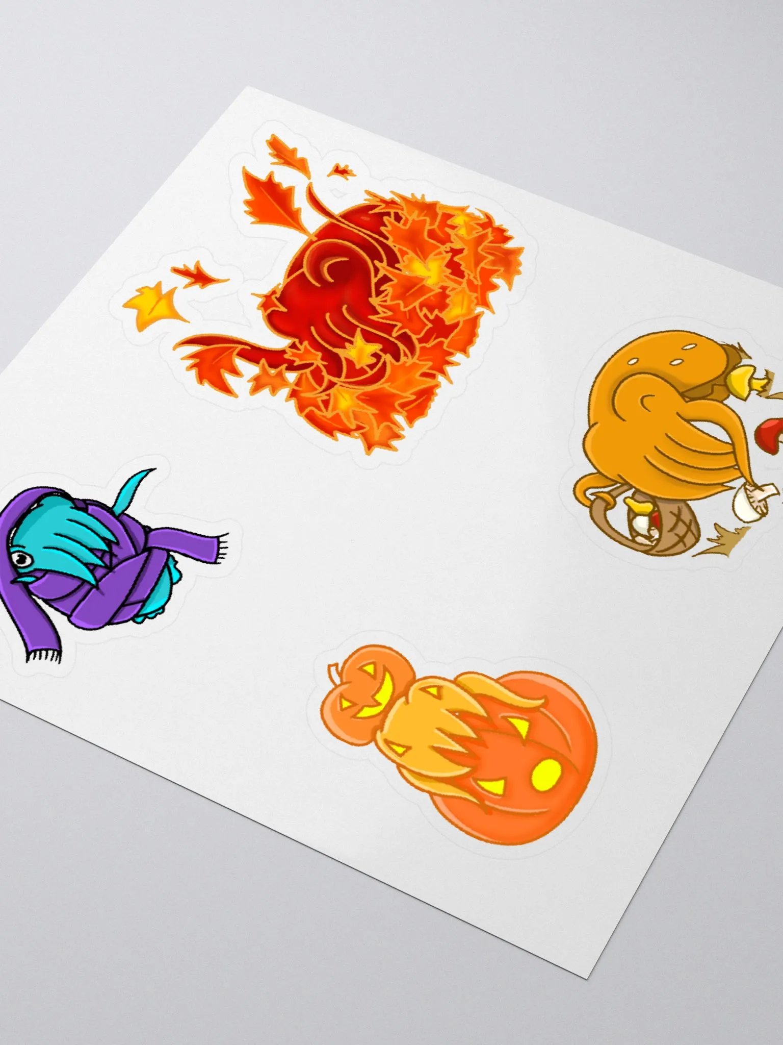 Fall Cuttlefish Stickers product image (3)