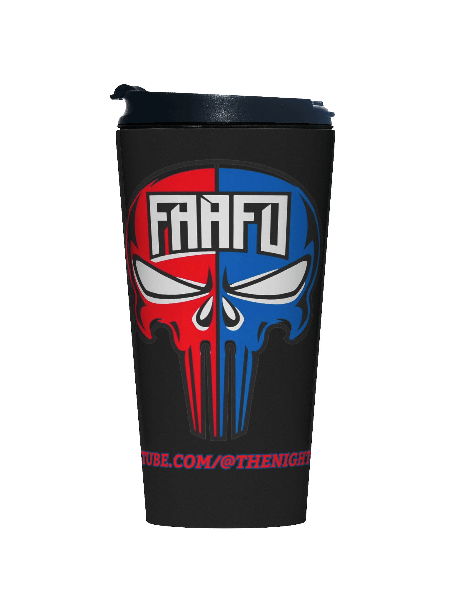 FAAFO Skull Stainless Steel Travel Mug product image (1)