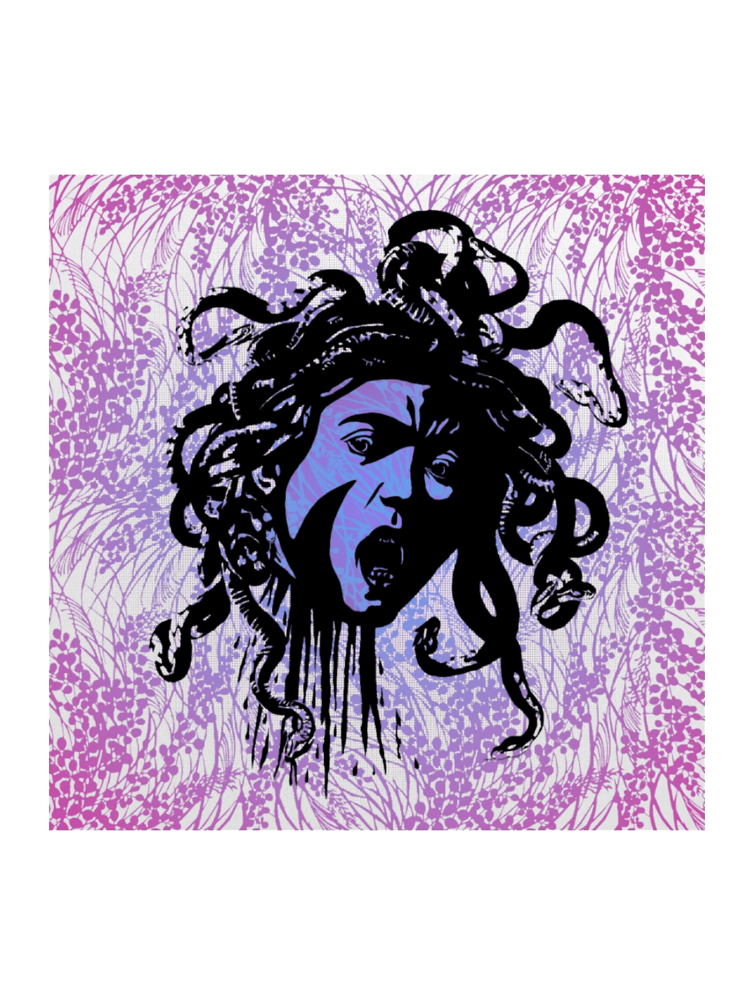 Sticker - Medusa on Purple (transparent background) product image (1)