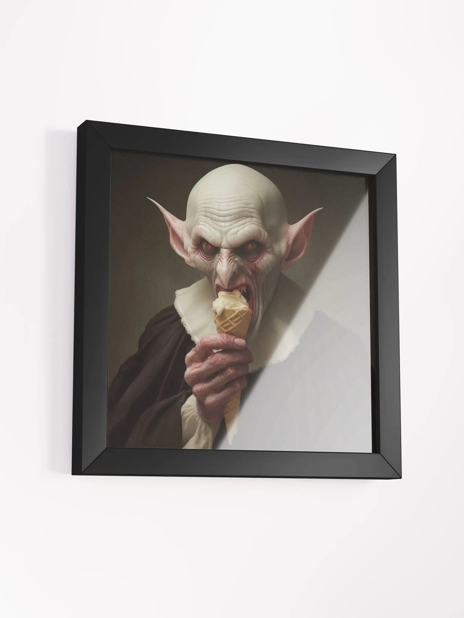 Sinister Vampire Eating Ice Cream Cone product image (23)