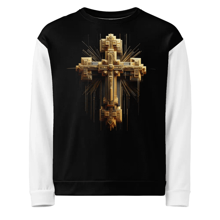 A Golden Angel and Cross - Unisex Sweatshirt #2 product image (1)