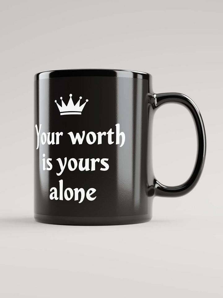 Unlock Your Power with Beyoncé’s Wisdom:  Your Worth Is Yours Alone – Inspirational Mug Every True BeyHive Member Needs! product image (1)