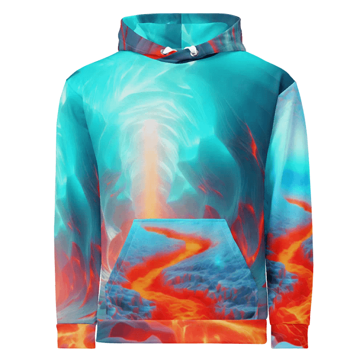 Fire and Ice - Molten Lava Meets Ice #4 product image (1)