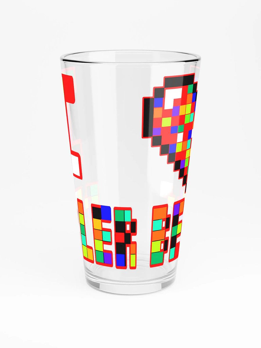 I Heart Perler Bead Glass product image (3)