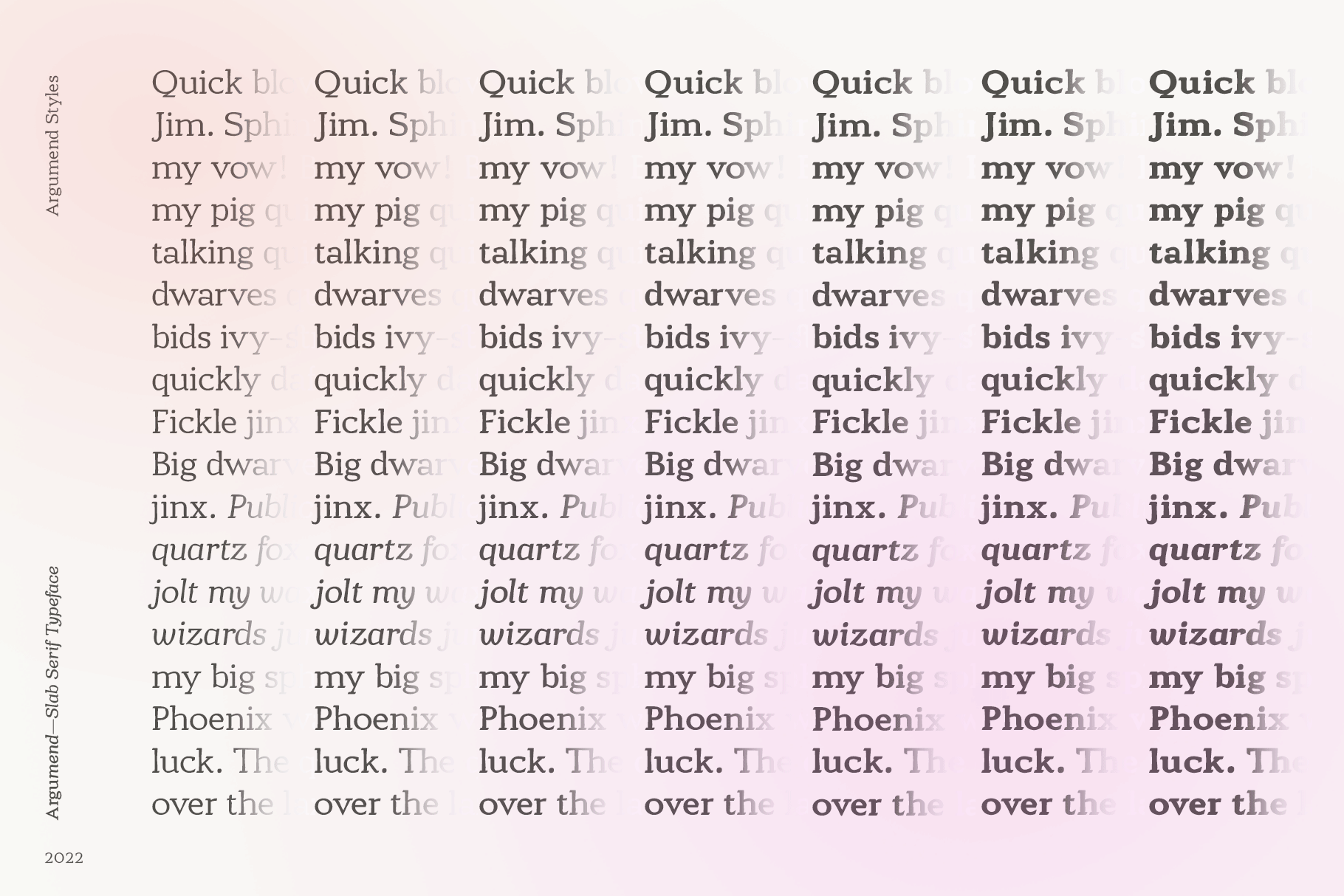 Argumend | A Humanistic Slab Serif Typeface product image (6)