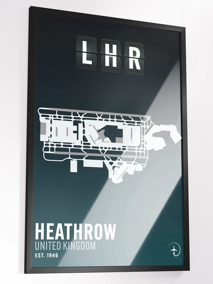 London LHR Poster (Framed) product image (2)