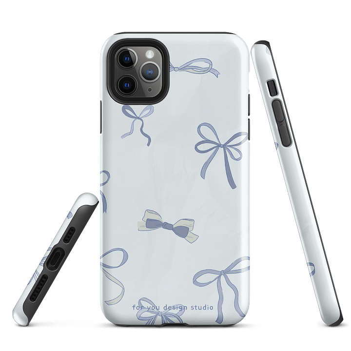 Blue Bows Delight iPhone® Tough Case product image (3)