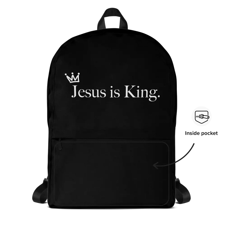 Jesus is King Backpack product image (8)