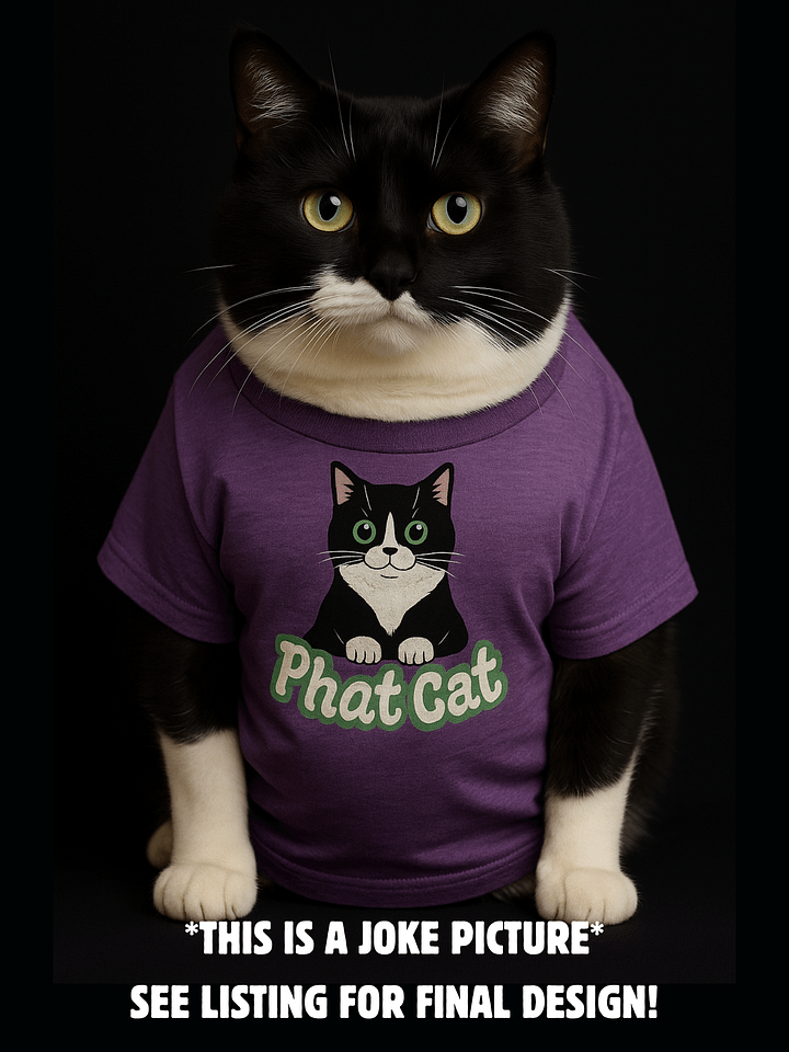 Phat Cat Supersoft Unisex Tee (Green) product image (2)