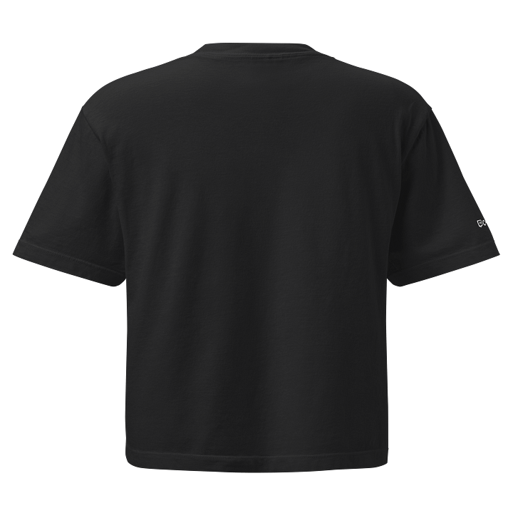 Embroidered Disco Skull Boxy Tee - Dark product image (3)