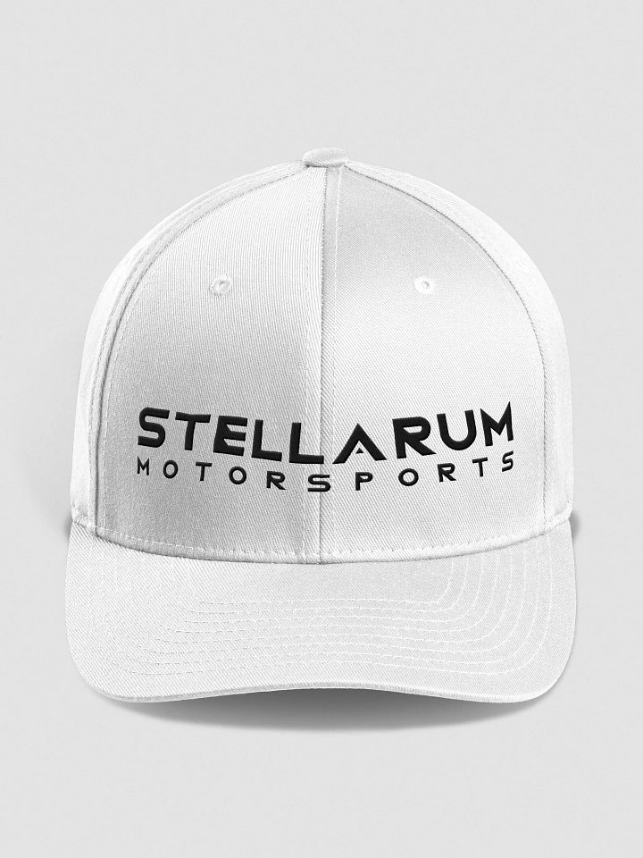 White Fitted Baseball Cap product image (1)
