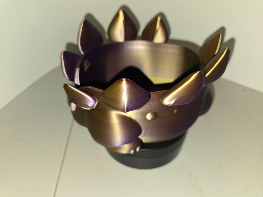 Purple to Gold Stego Yarn Bowl 3D printed 🐑 product image (6)