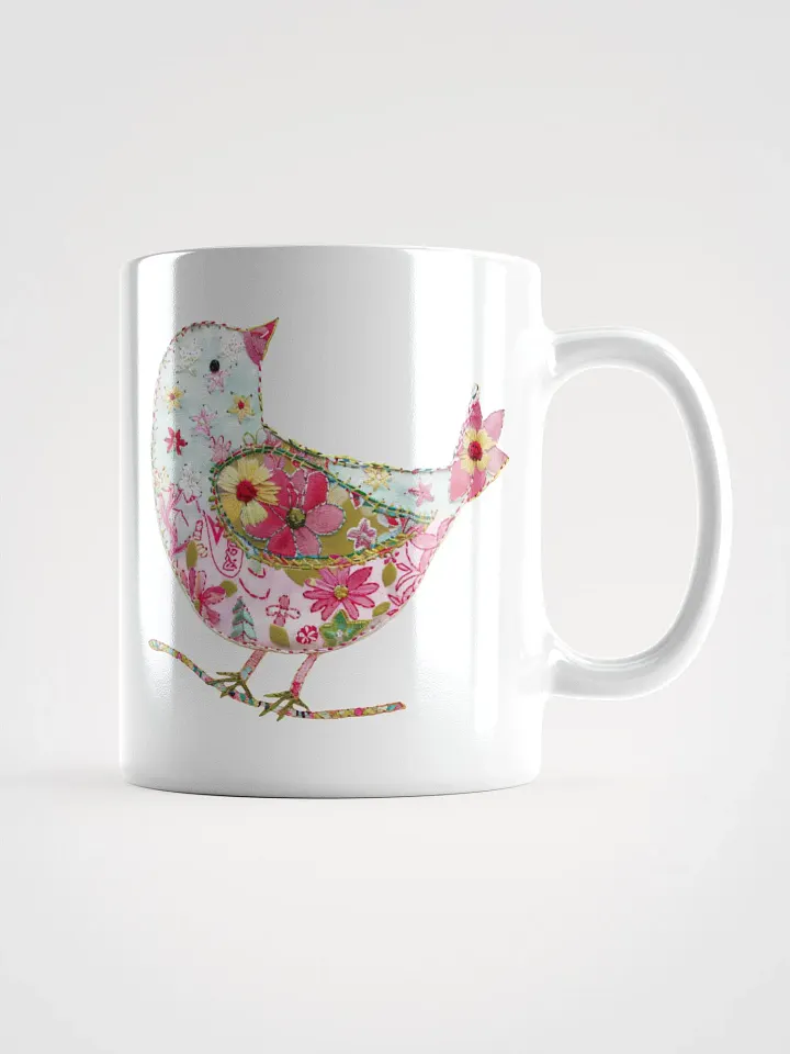 Floral Bird Patchwork Mug product image (2)