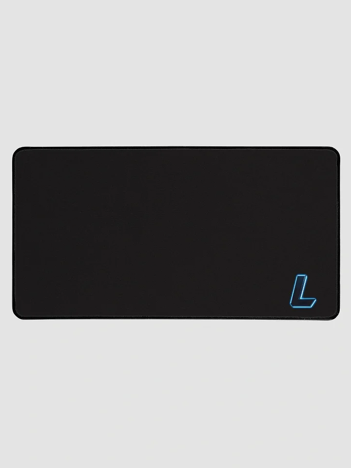 Logo Black Desk Mat - 15.5'' x 31.5'' product image (1)