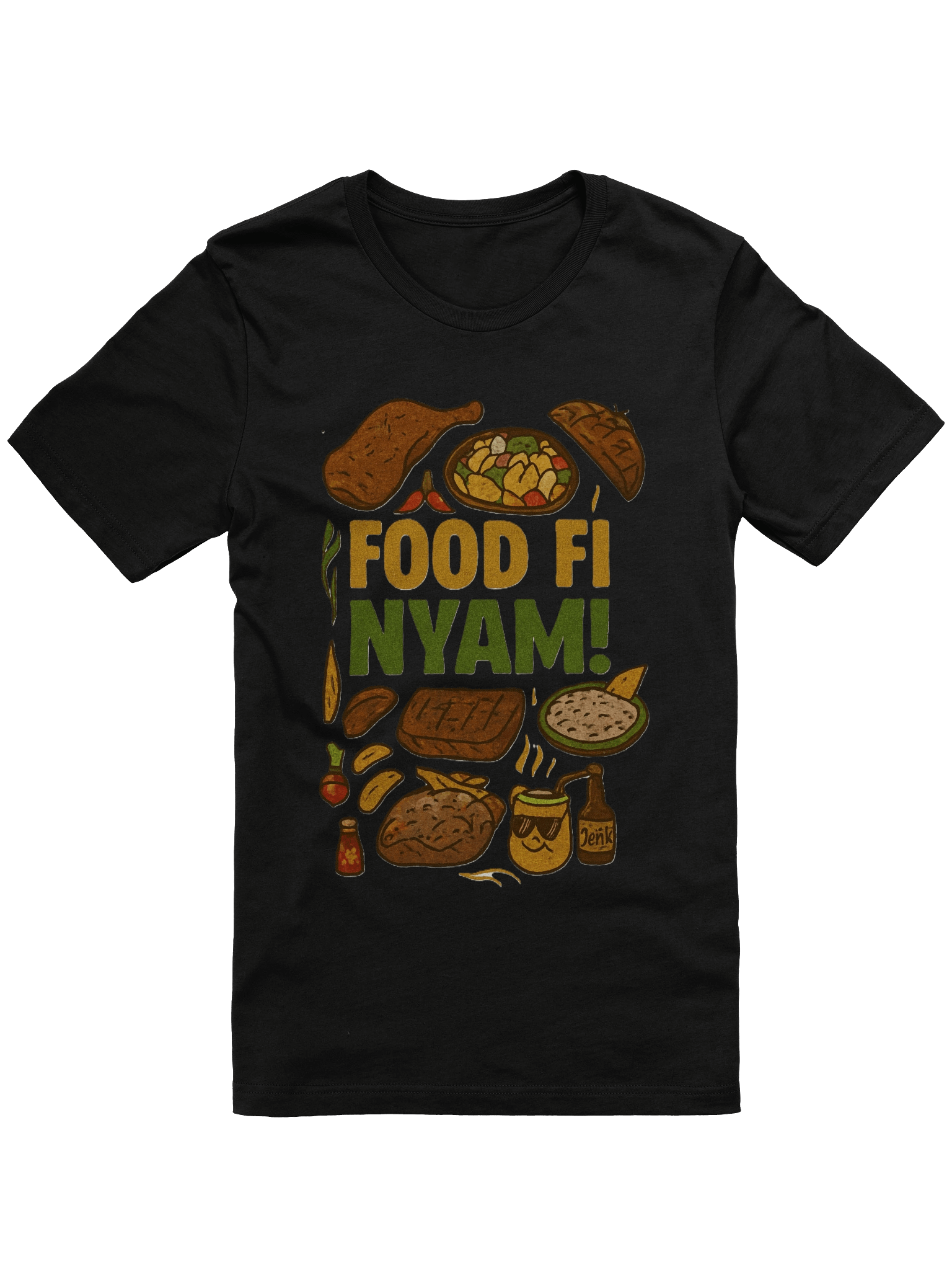 FOOD FI NYAM! Illustrated T-Shirt product image (2)
