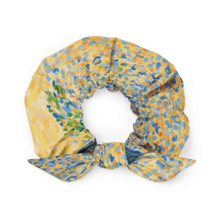 Seurat Seascape Fine Art Scrunchie with Bow product image (1)