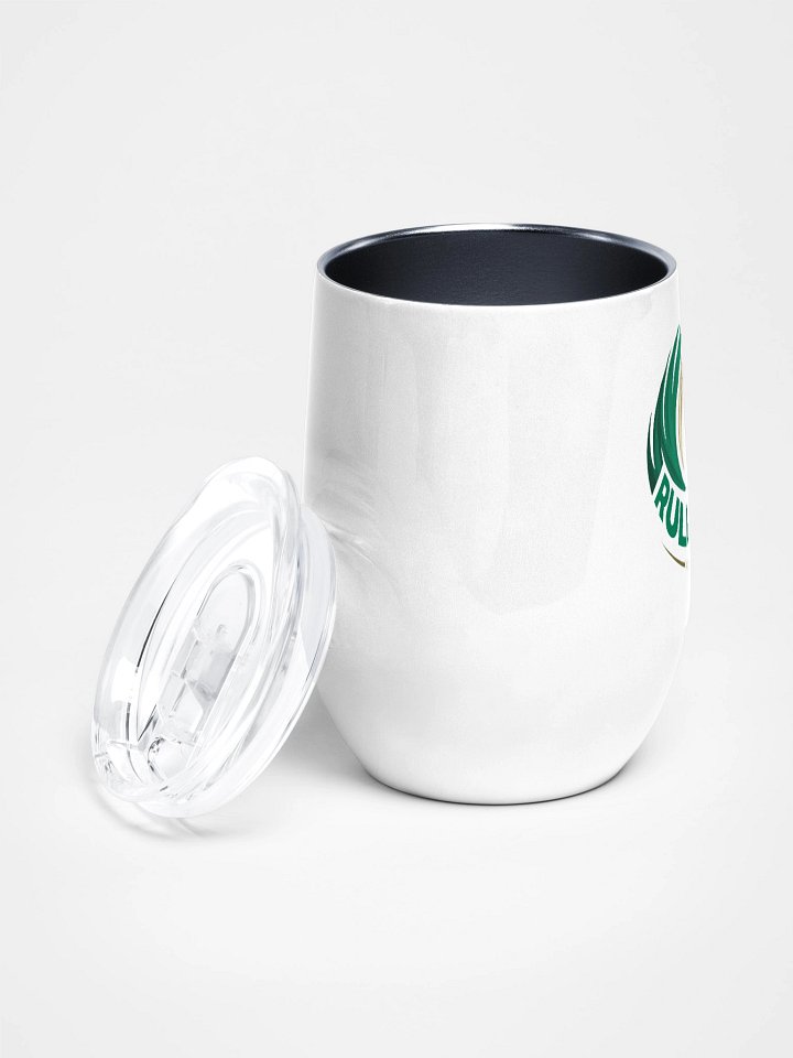 Rule #7 Wine Tumbler Green and Gold product image (2)