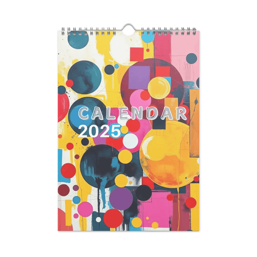 ART ABSTRACT WALL CALENDAR 2025 product image (3)
