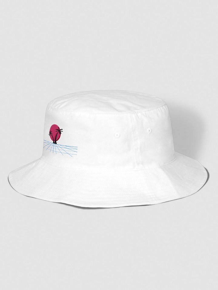 Retro Wave Flex: Palm Tree Bucket Hat product image (2)
